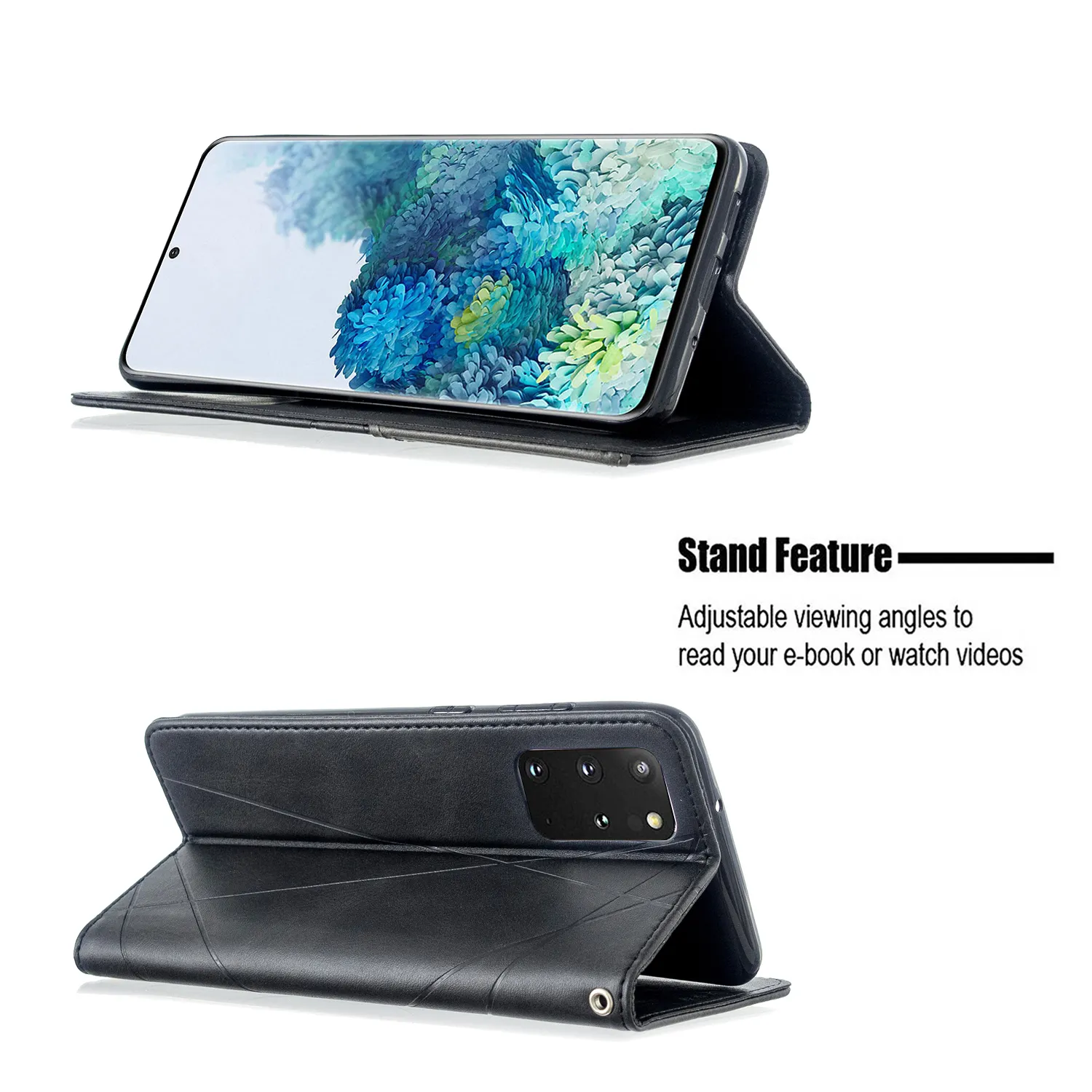 Leather Flip Cases For Samsung Galaxy S21/S20 Ultra S10/S9 Plus S10E S21/S20 FE Note 20 Ultra 10 Pro Wallet Phone Case Cover