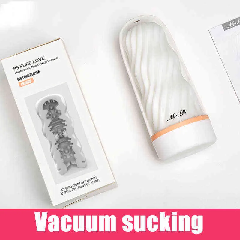 NXY Masturbators Nya sexleksaker för män MANA VACUUM SUCKING DEALY ÖVNING Masturbation Vuxen leveranser Masturbator Pussy Vagina Torso 220507