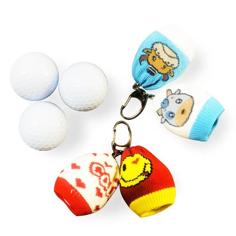 Small Golf Ball Bag Knit Mini Cute Portable Holder Storage 1 Balls Golf Waist Storage Pouch Outdoor Sports Supplies