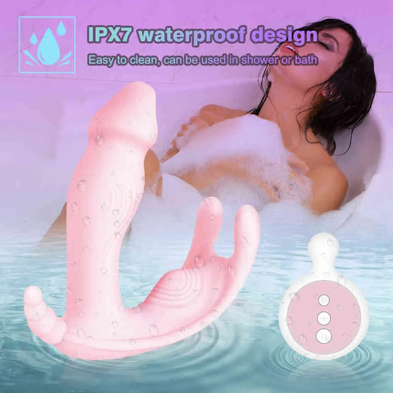 Nxy huevos consolador portátil vibrador rosa juguetes sexuales para masturbador femenino bragas punto g estimulador de clítoris masaje de vagina mujeres eróticas 220421