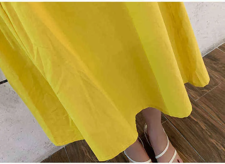Koreaanse stijl zomermode zwangerschaps losse jurk geplooide bloemblaadjes zwangere vrouw zonnekleed mode zwangerschap aline jurken j220628