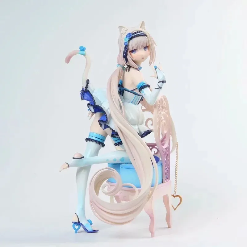 Yerel Nekopara Chocola Vanilla Azuki Hindistan Cevizi PVC Action Figure Japon Alphamax Anime Figür Çin Elbise Sürümü Model Oyuncaklar 220426