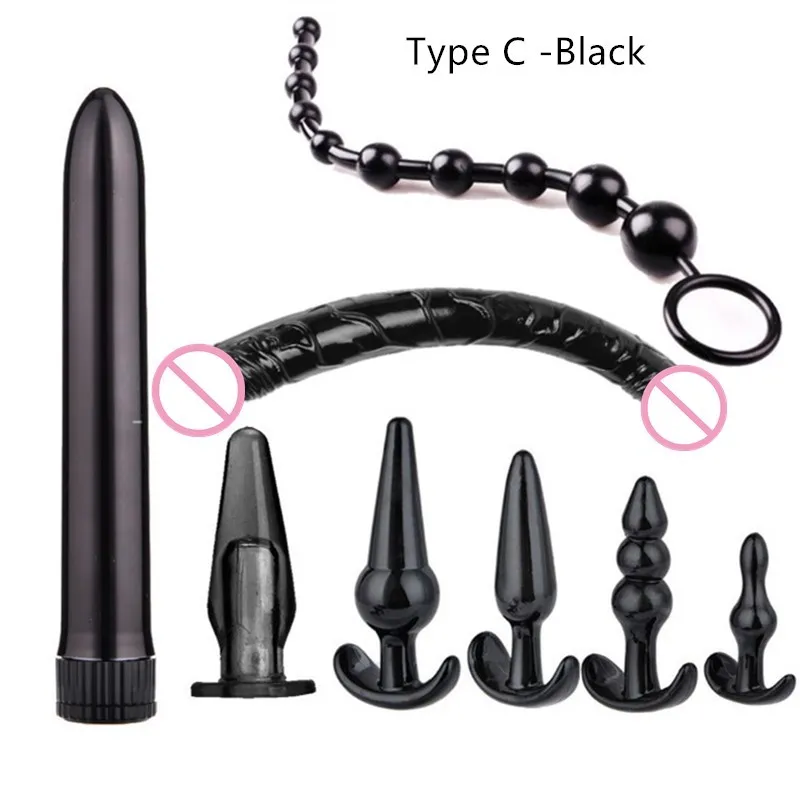 NUOVO set da 8 pezzi Butt Plug in silicone sicuro Dildo Masturbazione Giocattoli sexy vaginali anali dilatatore uomini donne adulte