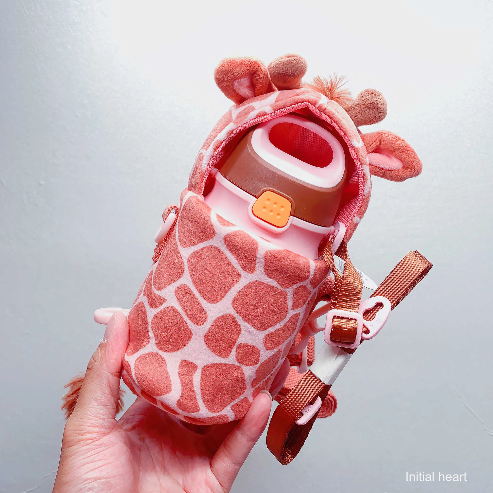 Tazza Starbucks 2020 estate rosa leopardo orso giraffa piede di leopardo marchio di vetro paglia che accompagna la tazza d'acqua
