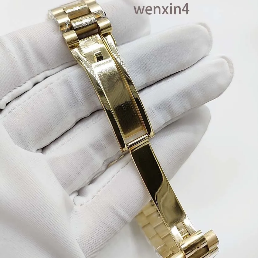 Luxusuhr Damenuhr Gold 36mm Arabisches digitales Zifferblatt Präsidentenarmband 2813 Automatische Stahlschwimmuhr Wasserdichte Uhr