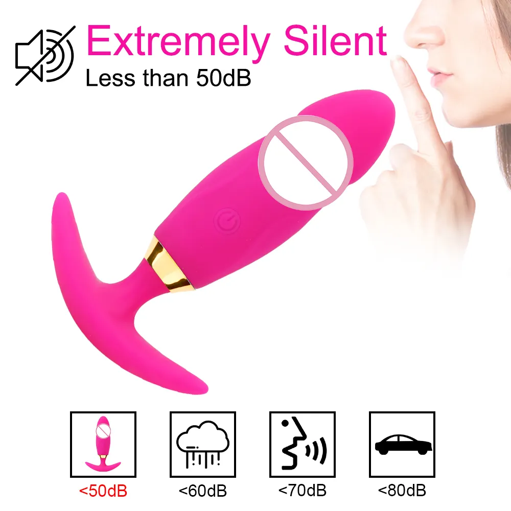Jouets sexy pour femmes 10 vitesses Plug anal vibrateur Stimulation du Clitoris oeuf vibrant gode portable produits pour adultes