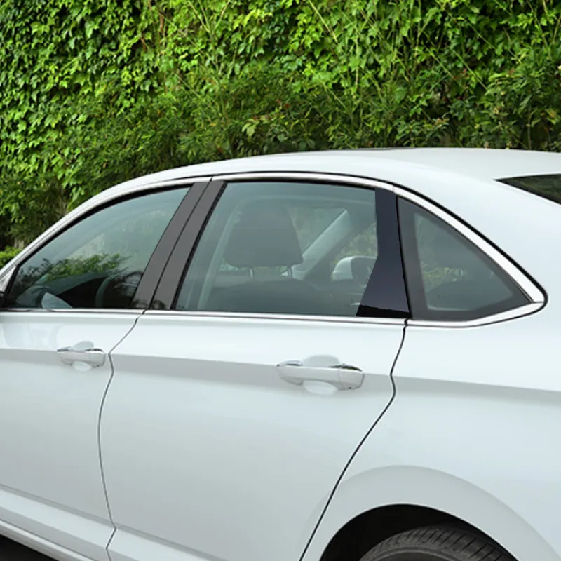 Car Window Center Pillar Sticker Trim Anti-Scratch Film For Volkswagen Jetta A6 A7 POLO AW 6R Hatchback 2013-Present