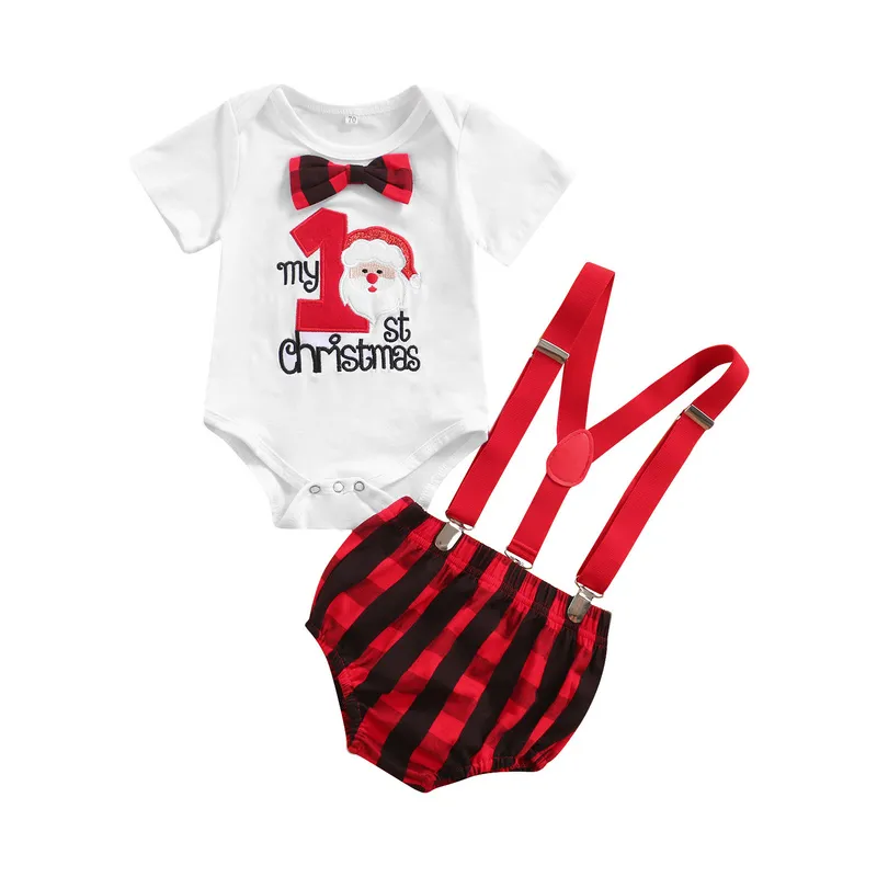 Mababy 0-24M de Natal nascida Roupa de meninos de meninos