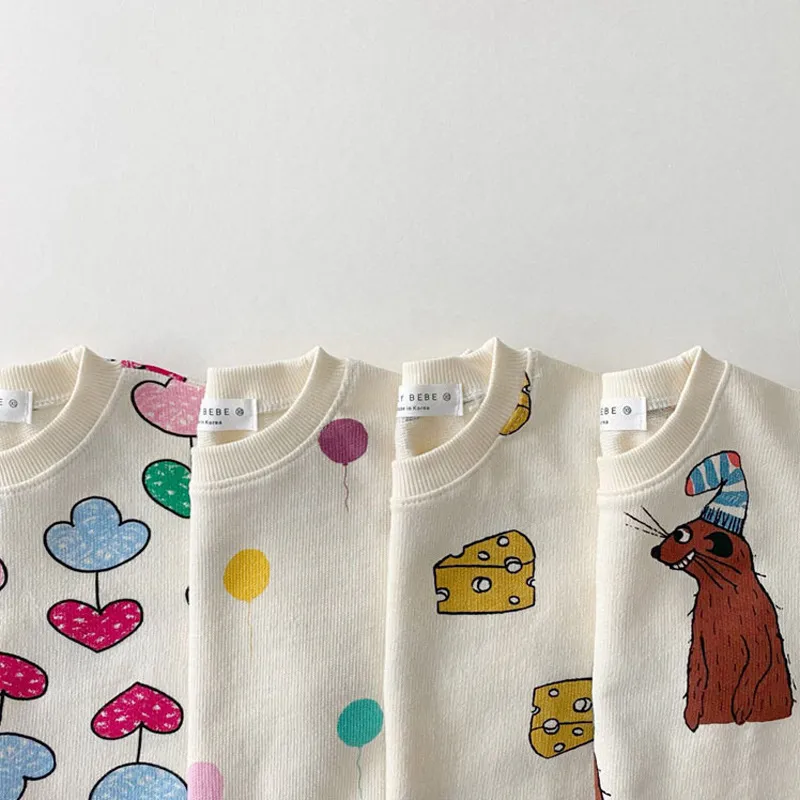 Kleinkind Baby Sommer Kleidung Sets Junge Mädchen Mode Cartoon Gedruckt Baumwolle Kurzarm T-shirt + Kind Casual Shorts 2 stücke set 220507