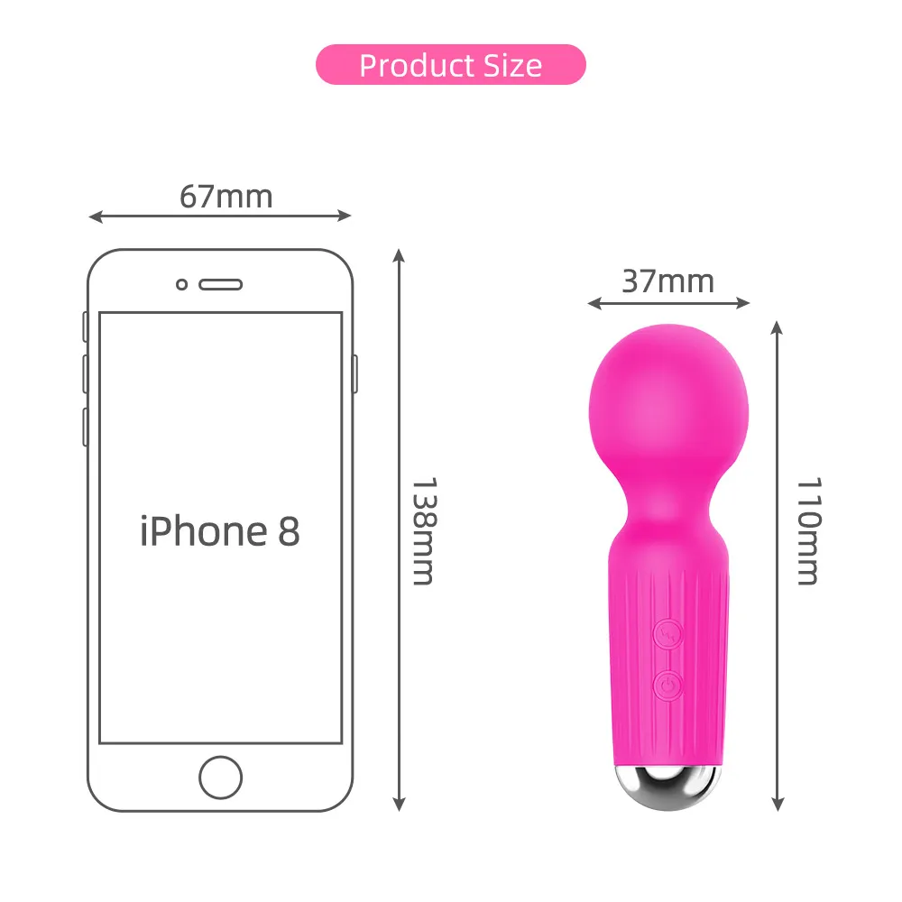 Potente mini vibratore AV Magic Vagina Wand stimolatore del clitoride Vibratori Giocattoli sexy adulti le donne G Spot Massage Shop