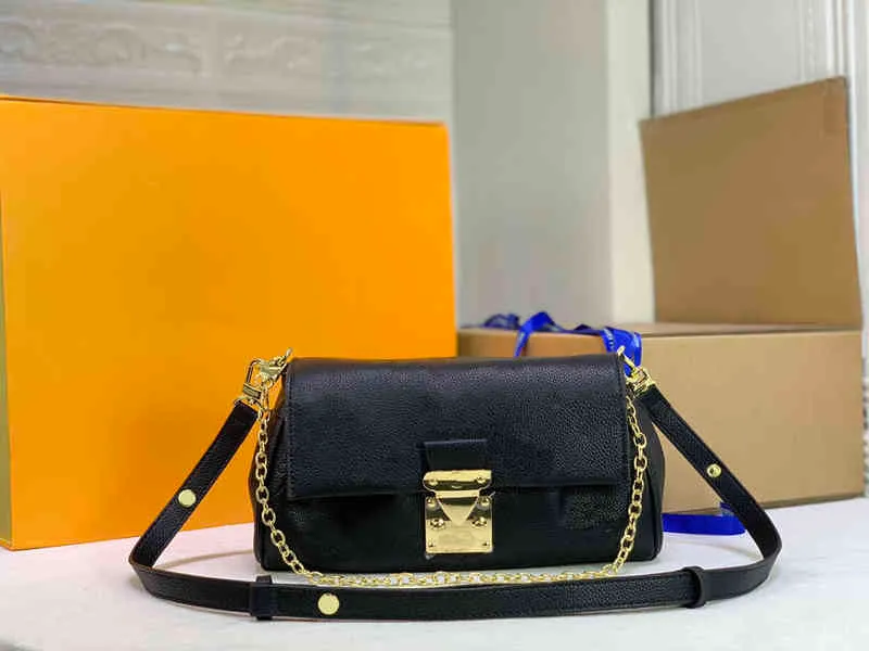 5AHigh Quality Fashion Luxurys Designers Bags Favorite Tote Women Handtassen Full Leather Chain oversized Reliëf patroon Schoudertas M45859