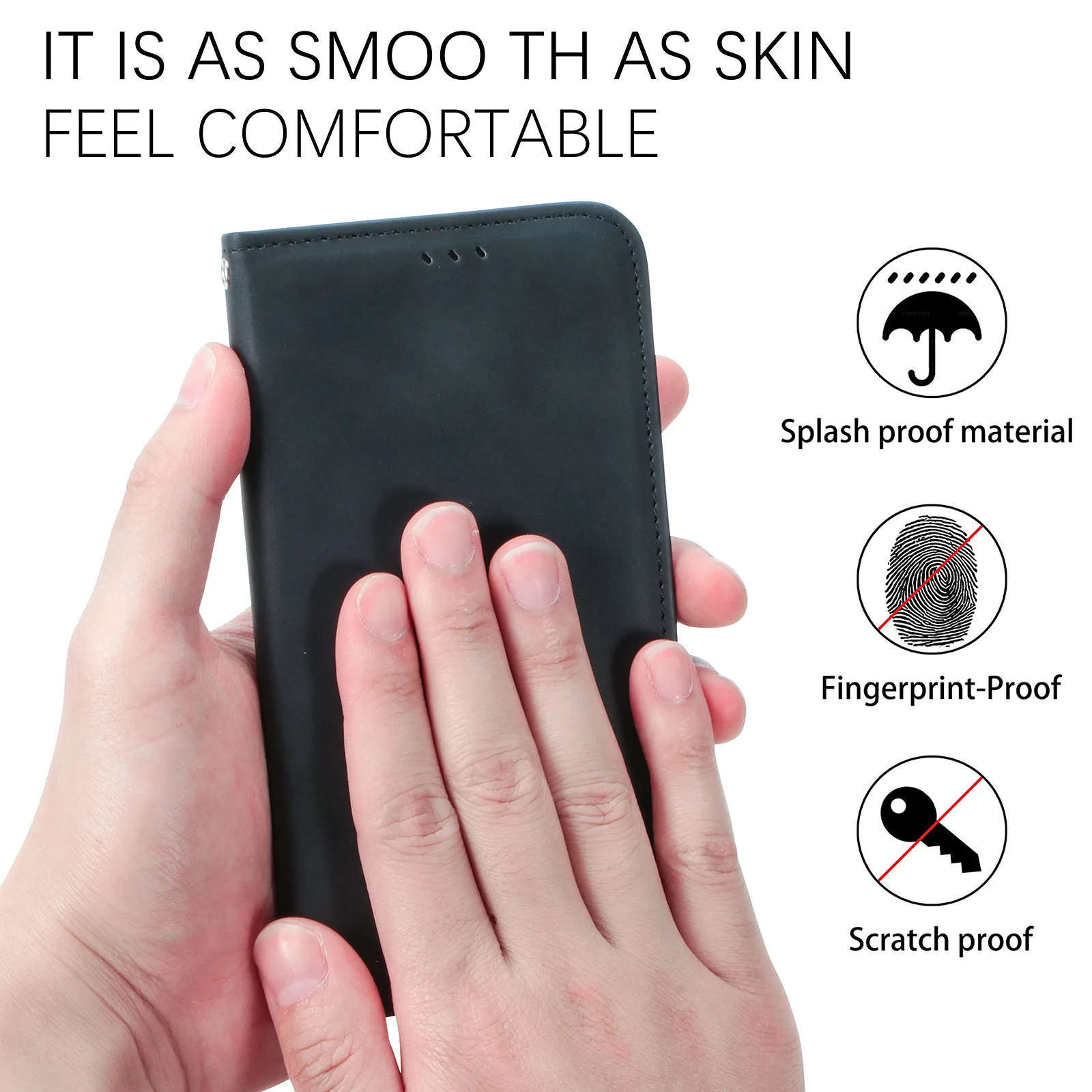 Custodie telefoni a conchiglia in pelle PU OnePlus 8 Pro Cover telaio paraurti in TPU Nord 5G Wallet Slot schede Staffa di supporto