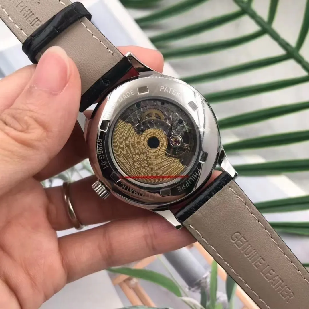 Relógio de designer de negócios masculino de luxo superior aaa 40mm automático mecânico moda clássico aço inoxidável à prova dluminous242c