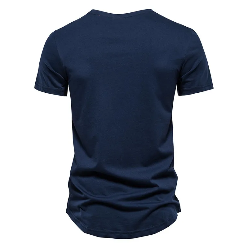 AIOPESON Été Coton T-shirts pour Hommes À Manches Courtes Oneck Tops T-shirts Casual Streetwear Mode Imprimé Hommes T-shirts 220704