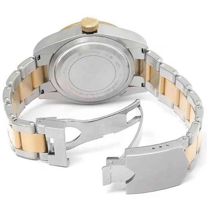 huiya06 Klassiek herenhorloge, automatische kalenderdatum, 41 mm, premium roestvrijstalen armband, saffier, automatisch uurwerk, waterbestendig244g