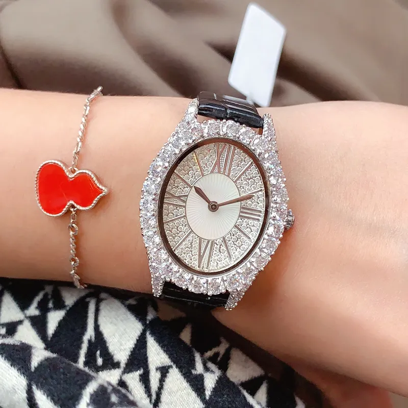 Diamond Watches for Women Quartz Movement Watch Fashion Wristwatch 36mm Classic Business Ladies Wristwatches Montre de Luxe221j