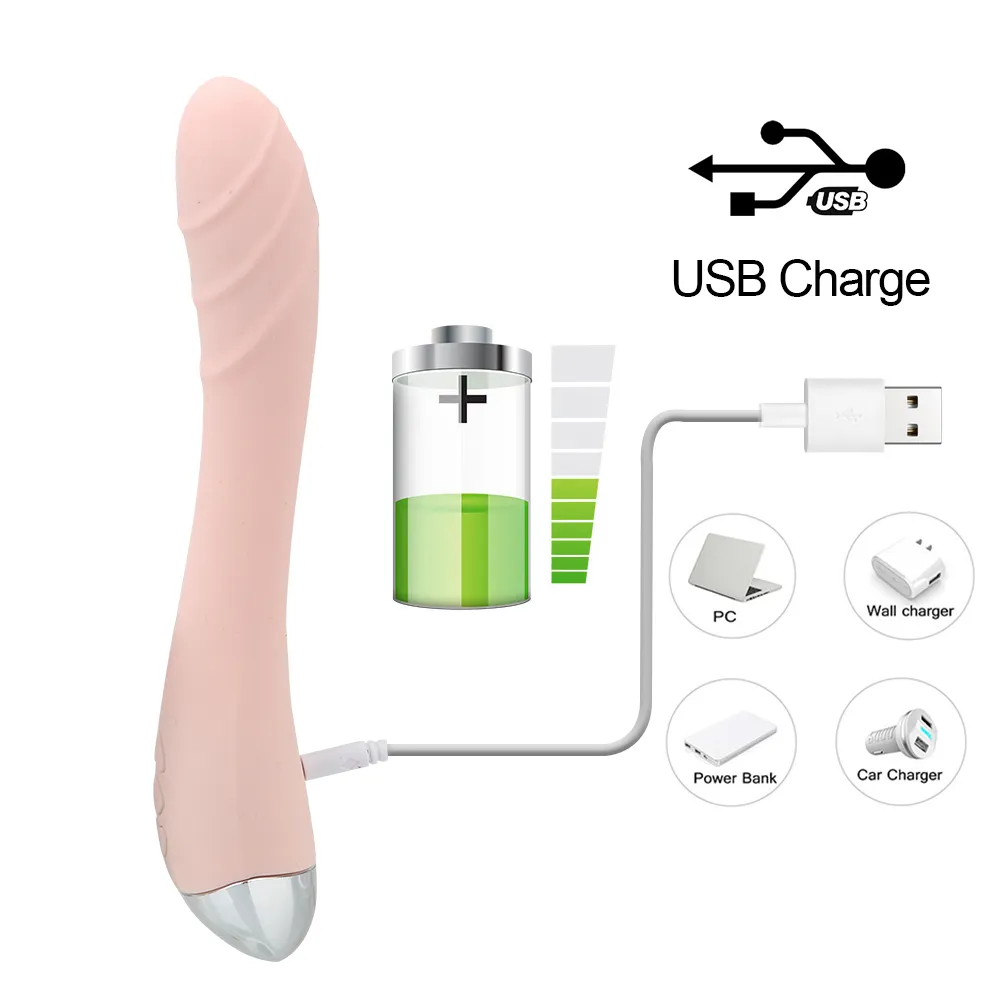 OLO 10 vitesses vagin Clitoris masseur Masturbation féminine USB charge g-spot godes vibrateur puissant sexy jouets pour les femmes