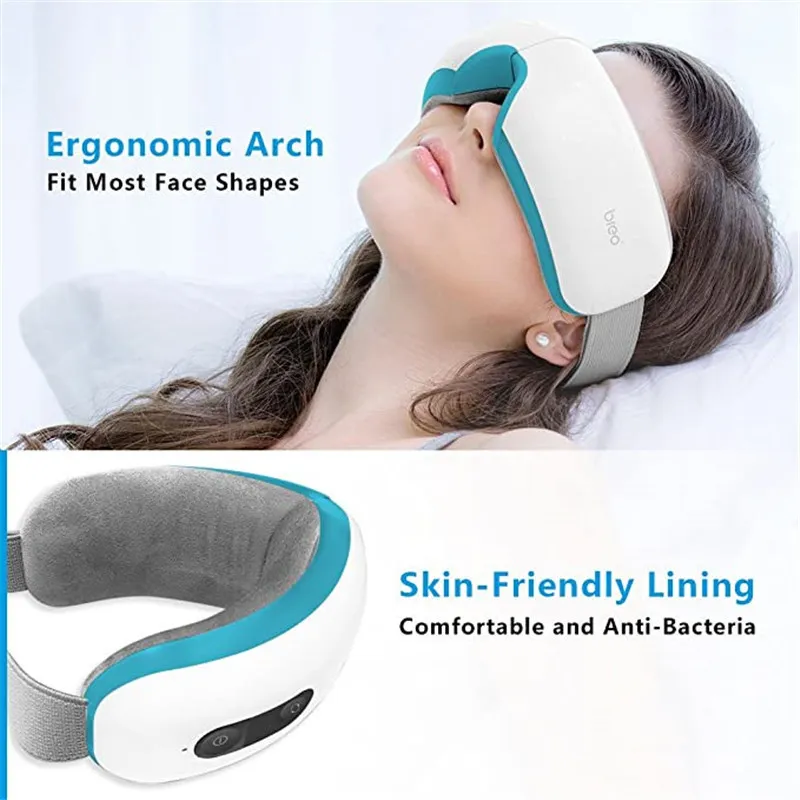 Função de aquecimento do massageador do ISEE 3S com som com comutação Smart Airbag Vibração Reduza os olhos de tensão Relax 220630