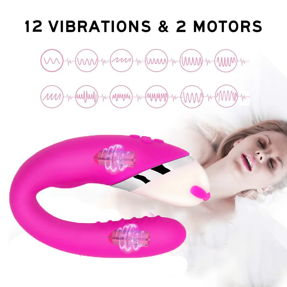 USB ricaricabile 12 velocità Bending Twisted Vibrator G Spot Dildo Stimolatore Giocattoli sexy donne Prodotti coppie