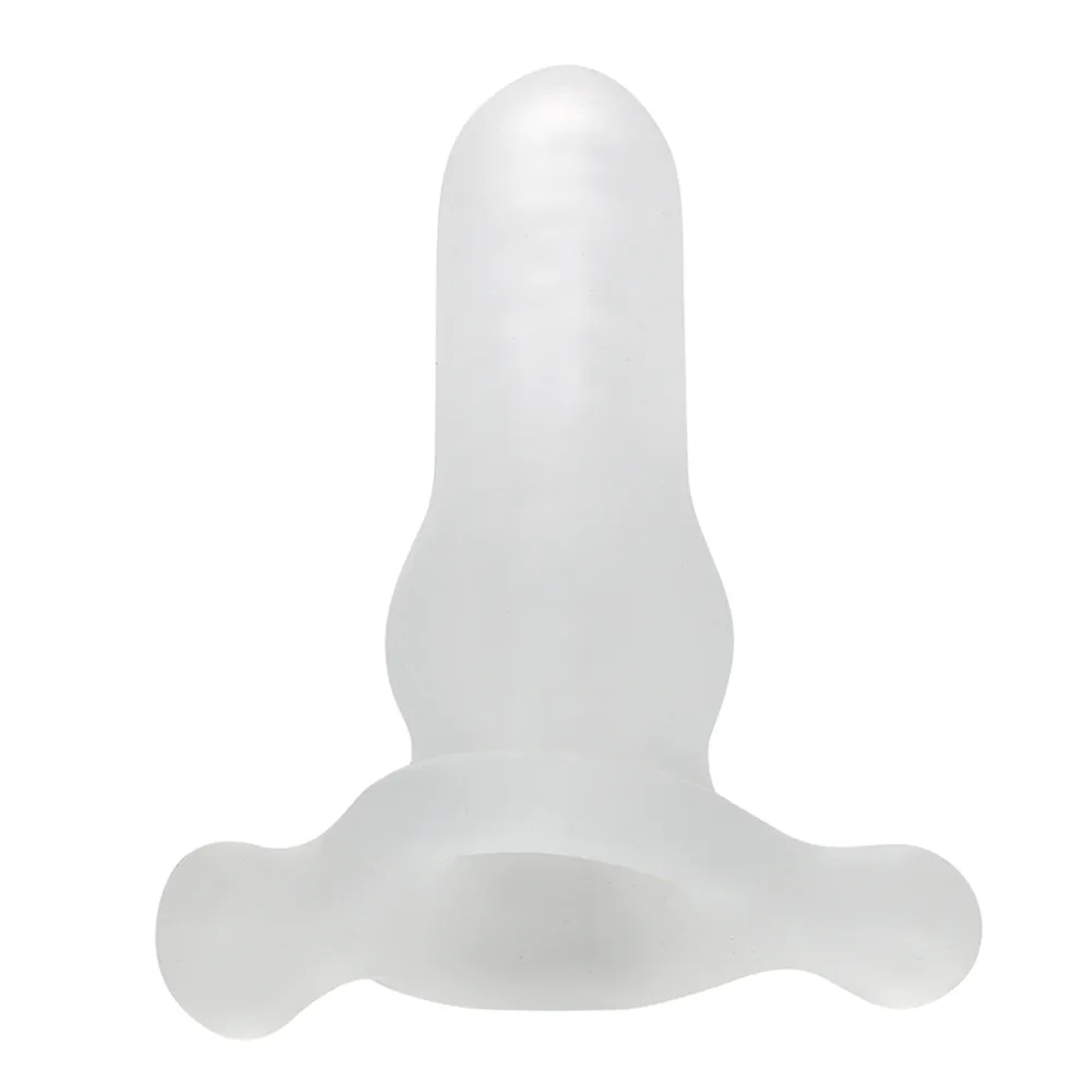 Strapon de plugue de bunda macia para casais lésbicas Masturbação Hollow anal pênis masculino vibrador inserir brinquedos sexy para homens