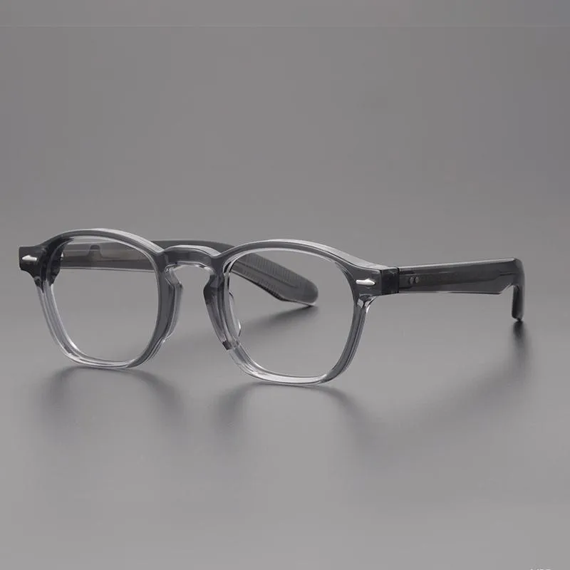 Moda óculos de sol quadros jacqus vintage óculos ópticos para homem zephirin série feito à mão no japão tartaruga acetato miopia eyegla278f