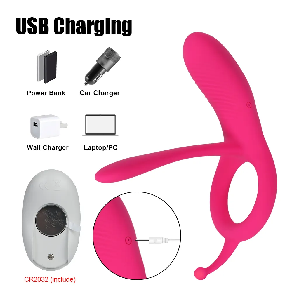 Olo Remote Cock Ring Clitoris Stimulator Volwassen Sexy Speelgoed Voor Koppels 10 Speed Penis Ringen Vibrator Prostaat Massager Voor mannen