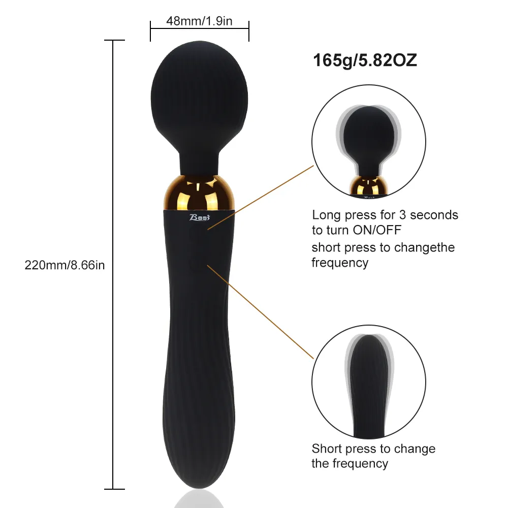 Dual Ended Vibrators G Spot CLIT STIMULATHER