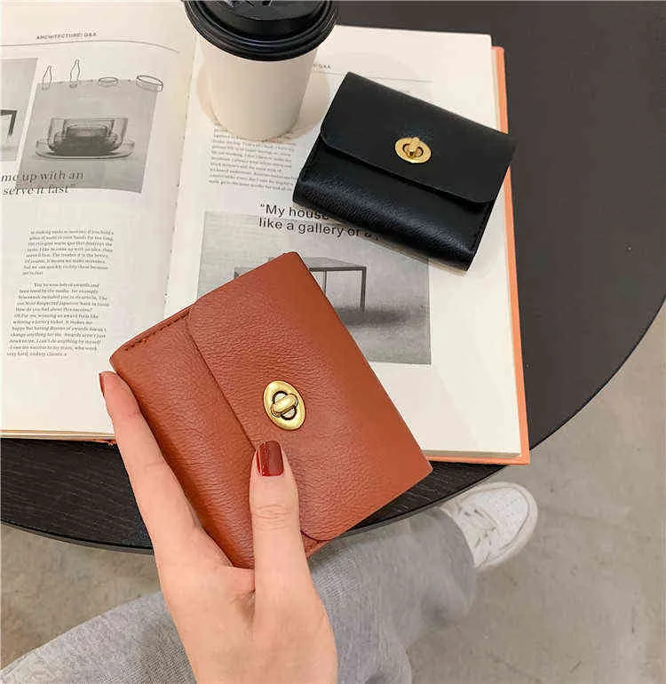 Niche Design Ins Cool Style Homemade Wallet Exquisite Small Card Bag Soft Leather Driver's License Certificate Bag 220625