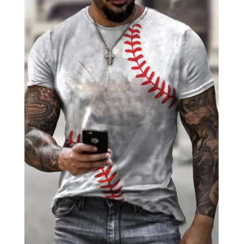 Summer Mens T Shirts Oversized Loose Clothes Vintage Short Sleeve Fashion 66 Letters Printed O Collared Tshirts For Men 220607