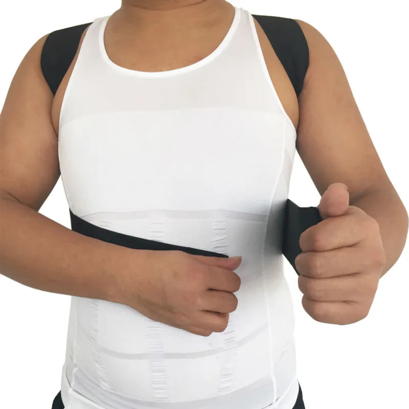 Correzione della schiena del corsetto Correttore posturale magnetico Tutore spalla dritta Supporto lombare Sollievo dal dolore bambini adulti