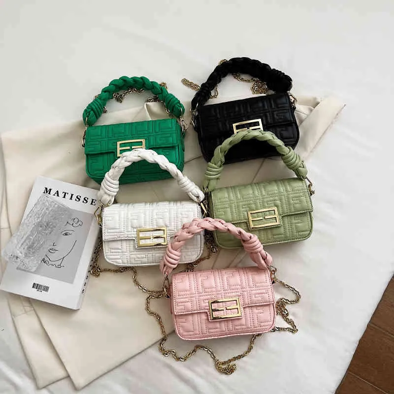 Purses Outlet family texture minority DESIGN EMBROIDERED thread armpit women's summer 2022 new trendy chain messenger small square bag