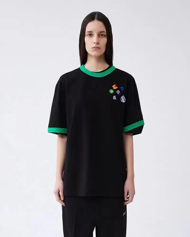 Ader Erry Summer Color Contrast o Вышивка Значка на шее.
