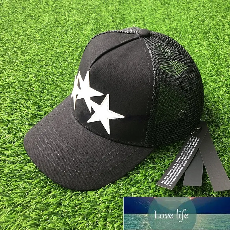 Czapka bejsbolówka AM LOGO TRUCKER HAT Ball Litera Haftowana Styl japoński Moda wiosenno-jesienna Osobowość Czapki z daszkiem Na zewnątrz Męskie Sportowe Casual Odporne na słońce