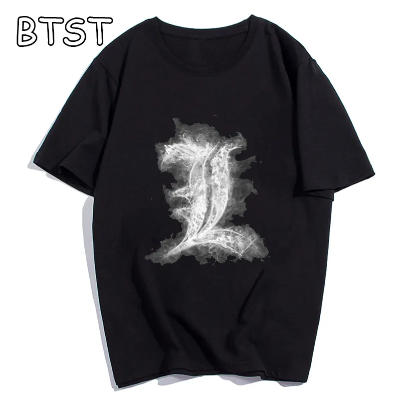 الموضة الصيفية T قمصان الموت ملاحظة harajuku men t Shirt Cotton Funder Tirt erghert boyfriend Gift Black XS to 3XL Streetwear 220608