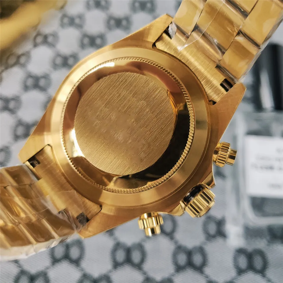 Wysokiej jakości automatyczne zegarki męskie mody Srebrny Diamentowy zegarek ze stali nierdzewnej Składanie Burza Burza 232c