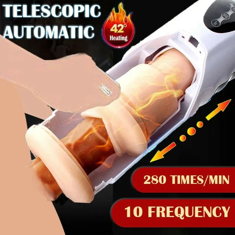 Automatic Rotation Male Masturbator Cup Sucking Heating Blowjob Machine Masturbation Interactive Voice Real Vagina sexy Toy