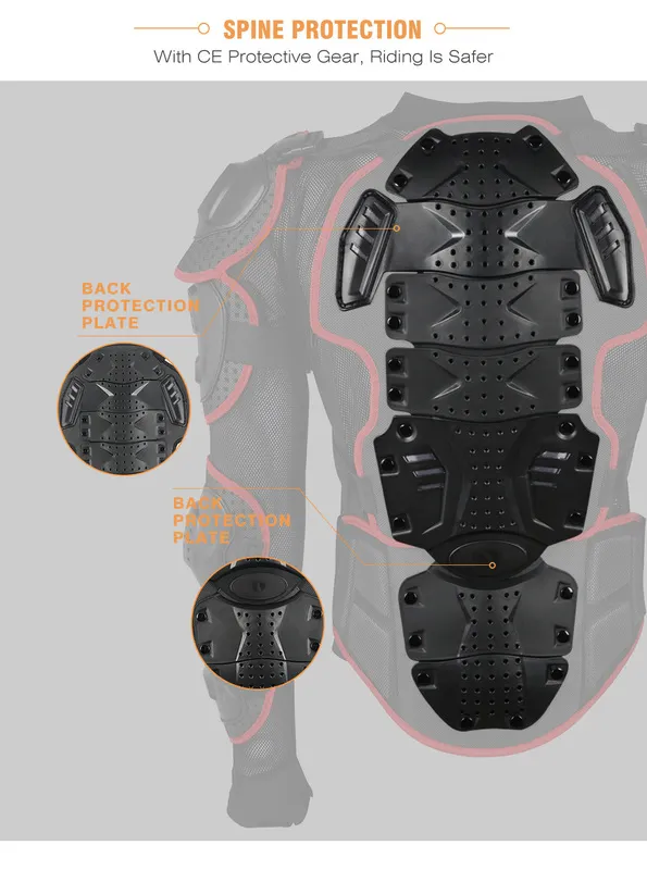Protector de Motocross armadura chaqueta de motocicleta traje de hombre equipo de protección Moto protección de tortuga ropa de montar chaquetas pantalón 220624