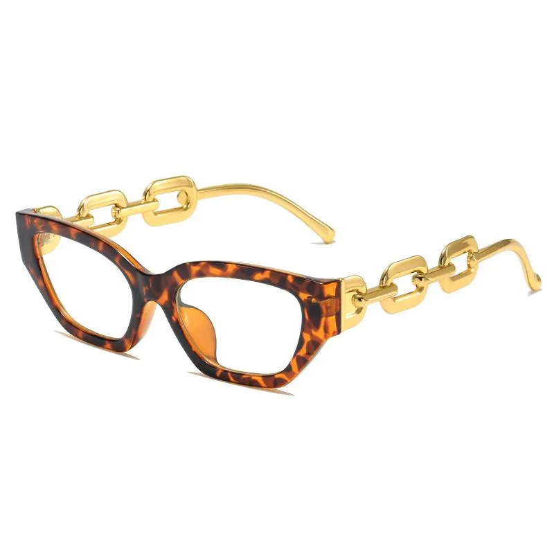 Mode solglasögon ramar sexiga vintage kattögon glasögon ram kvinnor märkesdesigner retro glasögon kvinnlig personlighet punk klar l174b
