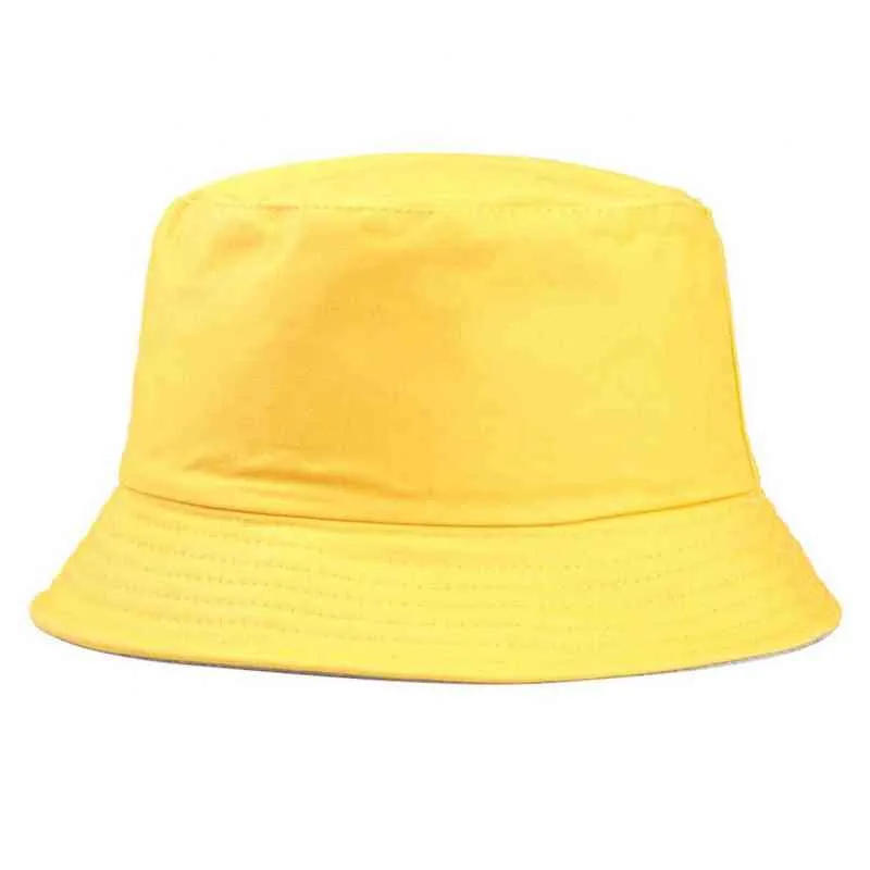 2022 Nowy przenośna moda Seksowna stała kolor składana rybak hat sun hat na świeżym powietrzu i kobiety kubek wiadra wieloasonowa czapka Y220607