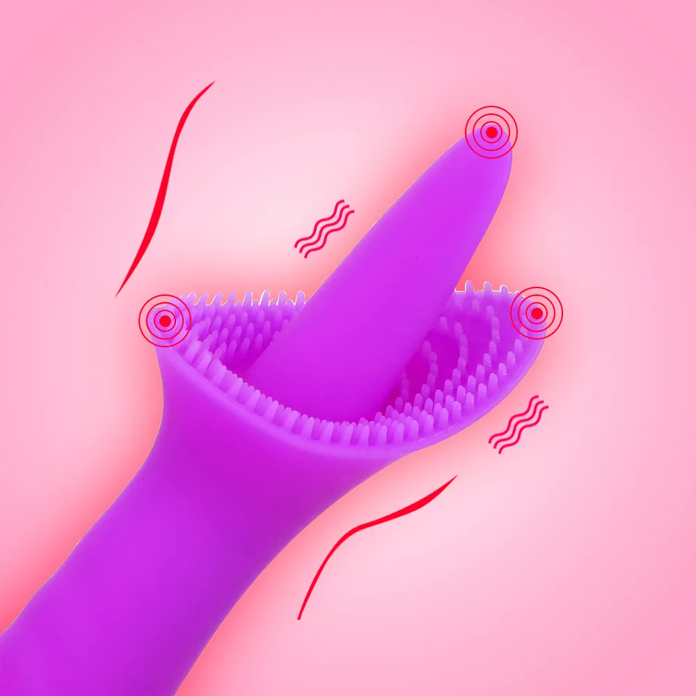 Masturbateur féminin langue de léchage Oral vibrateur vagin Massage chatte Clitoris stimulateur 10 vitesses jouets sexy pour les femmes