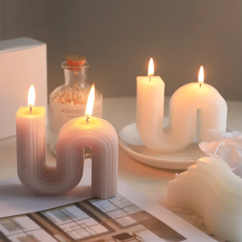 DIY Geometryczne świece aromatyczne świece silikonowe epoksydowe formy świecy Making Prezenty ślubne
