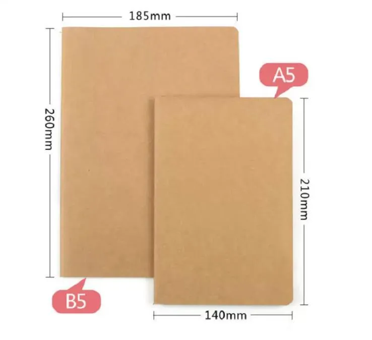 A5 Kraft Notebook Paper Product