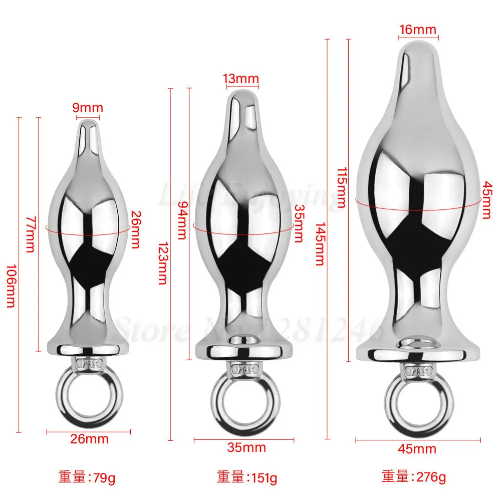 Destacável aço inoxidável g wand massagem stick pura pênis pspot estimulador anal plug plug vibrador brinquedos sexy para mulheres MEN6693532