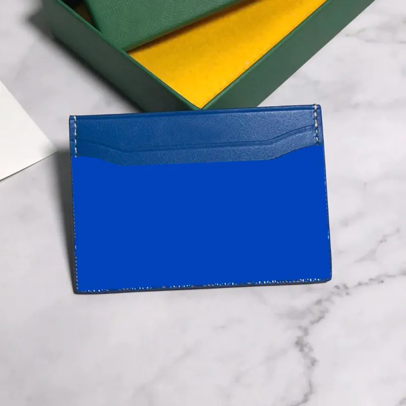 Mężczyzn Kobiet Posiadacz karty Classic Mini Bank Card Holders Credit Mały szczupły portfel WTIH Box215m