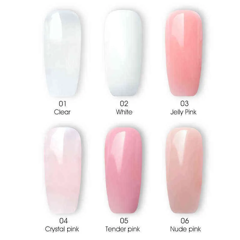 NXY Nail Gel Acrylic 45G30G Manikyr Högkvalitativ konst Utsträckta S Poly LED UV-lock Rosa 0328