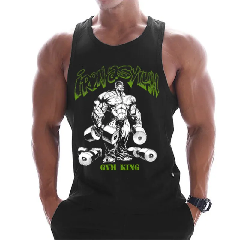 Gyms kläder Bomulls Bodybuilding Tank Top Bodybuilder Mens Ropa Hombre Topps Singlet Erkek ärmlösa singlet män 220527