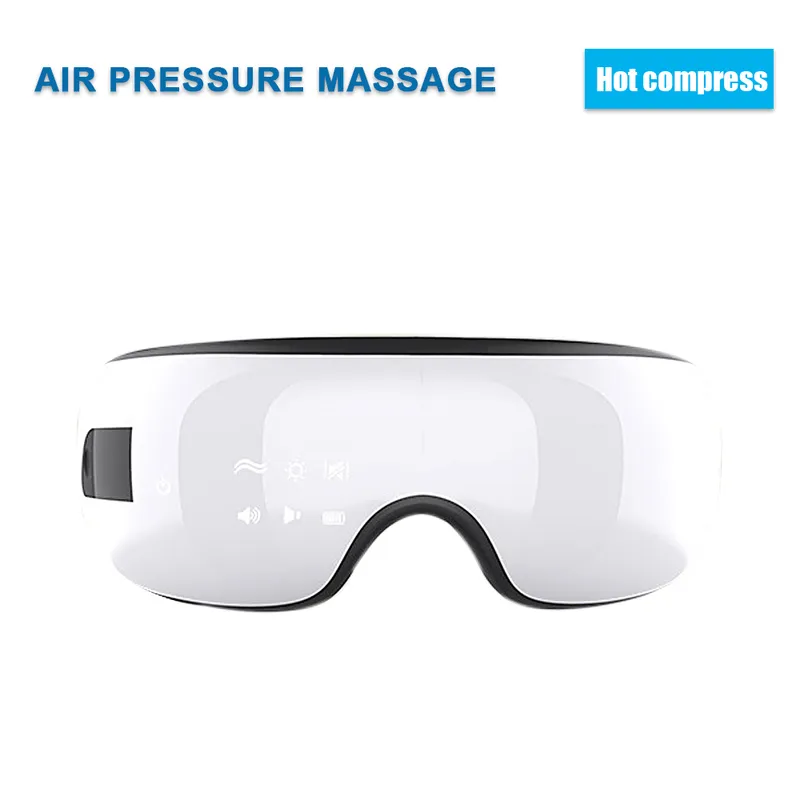 USB-Aufladung, faltbares Augenmassagegerät, intelligente Augenmaske, Vibrator, Kompresse, Bluetooth, Musik, Augenpflege, Heizung, Müdigkeitslinderungsgerät 220514