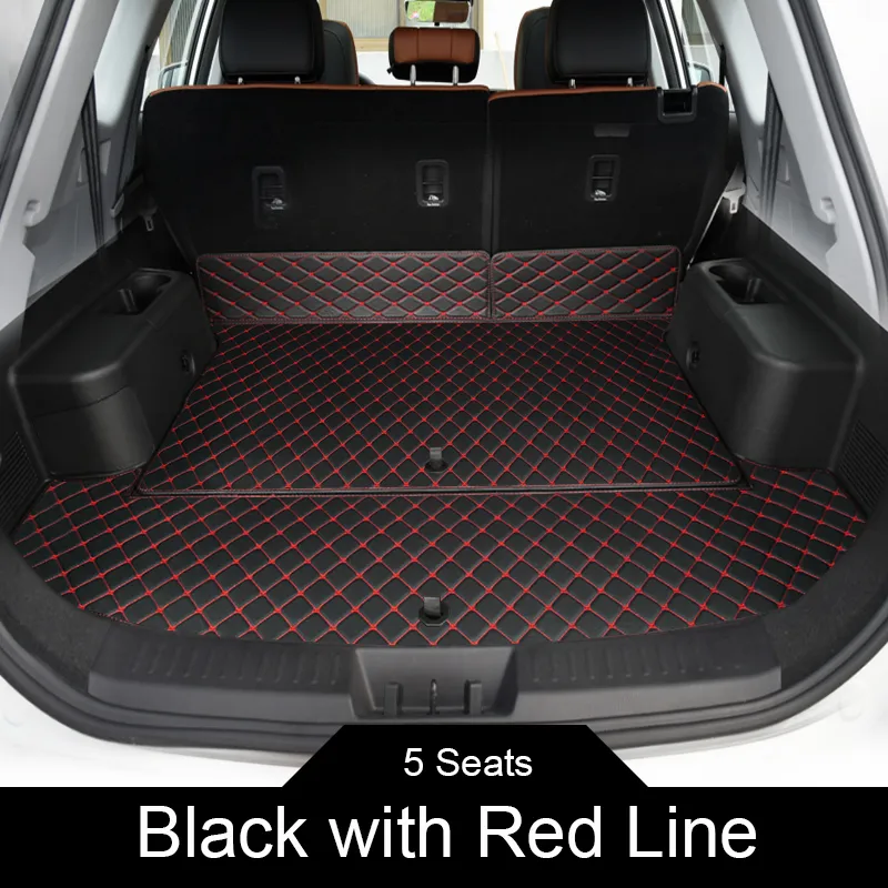 Car Styling Custom Rear Trunk Mat For Chery Tiggo 8 Pro 2019-2024 Leather Waterproof Auto Cargo Liner Pad External Accessory