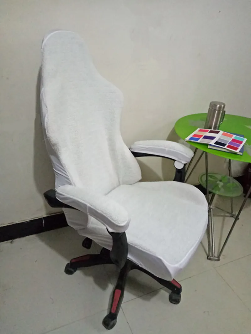 컴퓨터 보호자 탄성 사무실 의자를위한 긴 팔걸이 게임 스트레치 스플릿 홈 시트 커버 220609