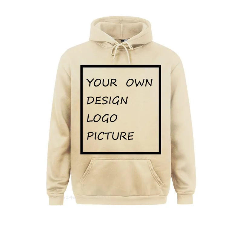 DIY YOUR OWN PICTURE DESIGN TEXT PRINT Hoodies Women Men Pullover Hoodie EU SIZE LONG SLEEVE Camisa 220722